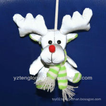 kids christmas gift reindeer reflective key chains